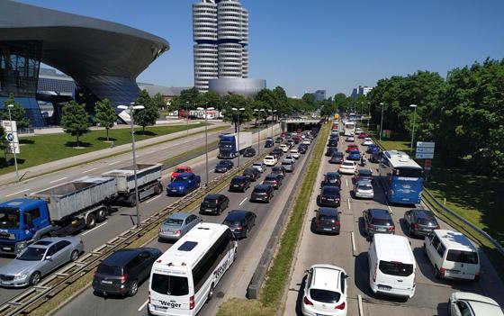 Die Zahl der Verkehrsunfälle ist in München 2022 deutlich gestiegen, im Vergleich zu 2019 wurden jedoch weniger registriert. Foto: std