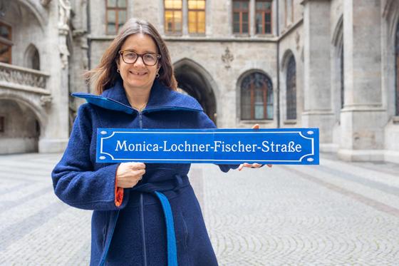 SPD-Stadträtin Kathrin Abele freut sich, dass nach ihrer Genossin eine Straße benannt wird. Foto: D. Köberle (SPD/Volt)