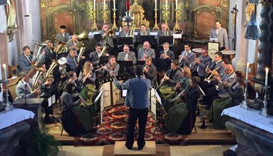Himmlische Klänge in der Kirche St. Michael gibt es am 26. März zu hören. Foto: Blaskapelle Arget