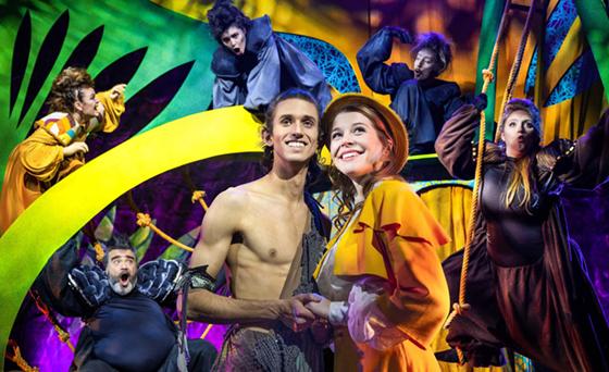 Fantasievolle Kostüme gibt es beim Tarzan-Musical zu sehen. Foto: Nilz Böhme