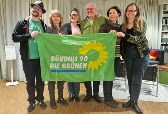 Der Ortsverband Bogenhausen von Bündnis 90/Die Grünen hat ein neues Vorstandsteam gewählt. Foto: Partei