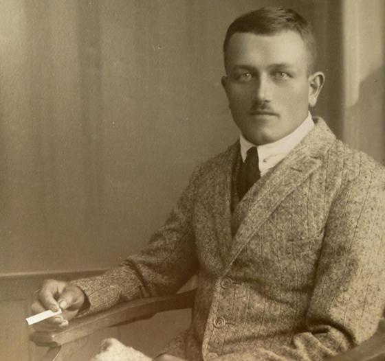 Der Bäcker Josef Schechner aus Ebersberg, auf Grund der Diagnose Schizophrenie ermordet 1940 in der Tötungsanstalt Hartheim bei Linz. Foto: Privat