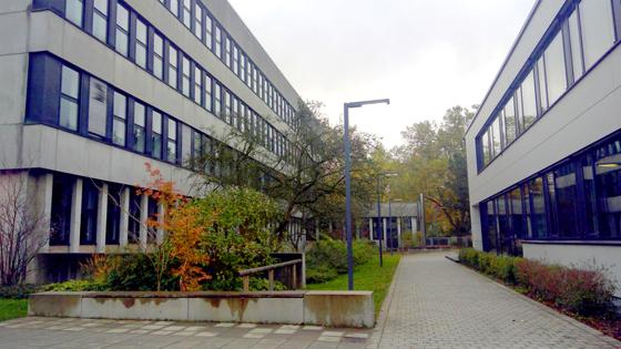 Das Wilhelm-Hausenstein-Gymnasium in der Elektrastraße zieht 2024 um. Ein Jahr später soll hier vorübergehend das Luitpold-Gymnasium einziehen. Foto: bas