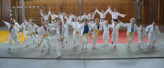 Spielerisch lernen Kinder beim Judokurs alles, was sie für den weiß-gelben Gürtel brauchen. Foto: TSV Neufahrn