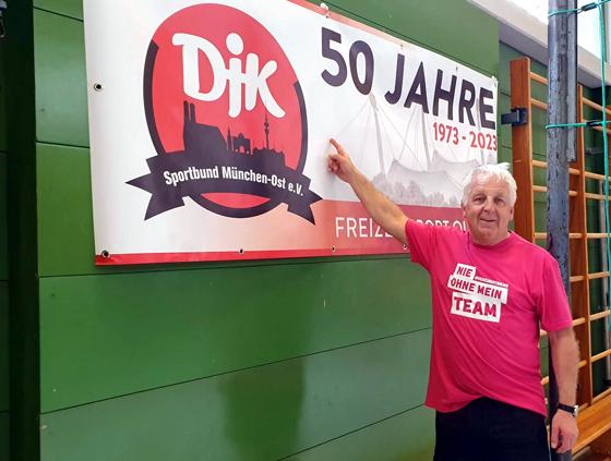 Ein echtes Urgestein: Wolfgang Appel leitet die Freizeitsportabteilung des DJK Sportbundes München-Ost im Olympiadorf bereits seit 1994. Foto: Verein