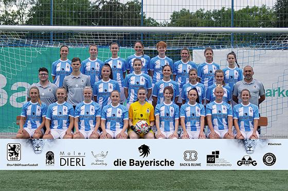 Aufstiegsreif: Frauen des TSV 1860 München. Foto: TSV 1860