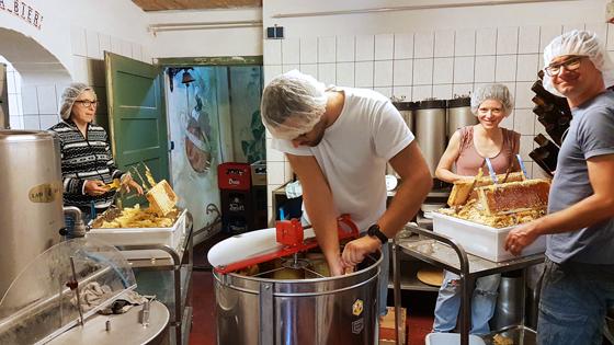 Bier mit Honig aus der eigenen Hobby-Imkerei stellt der Richelbräu in Neuhausen her. Für das Projekt "Bier und Biene" gab es einen Umweltpreis der Stadt München.  Foto: Richelbräu