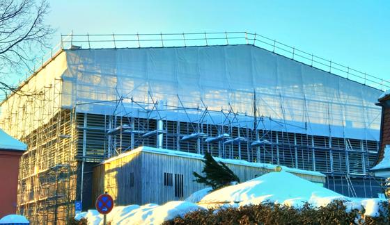 Die Sporthalle in der Floßmannstraße darf laut Gutachten wieder benutzt werden. Foto: Stadt Ebersberg
