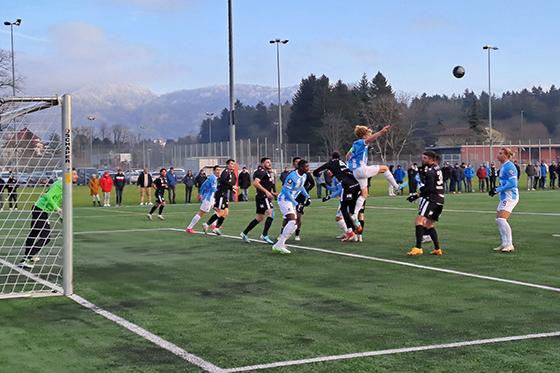 Kantersieg im Vorarlberg: Fußballprofis des TSV 1860 München. Foto: M. Forster