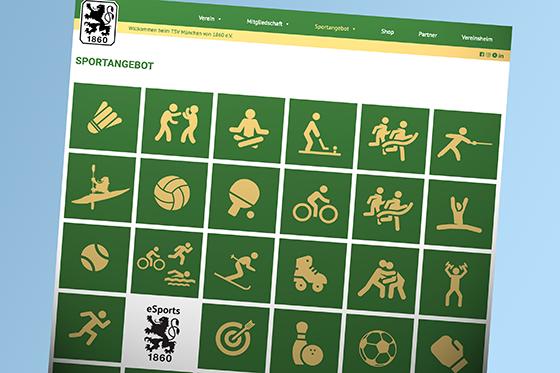 Starke Entwicklung: Amateur-Sport beim TSV 1860 München. Screenshot: tsv1860.org