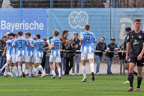 Ungeschlagen: U19-Junglöwen gegen den FC Bayern. Foto: M. Burger