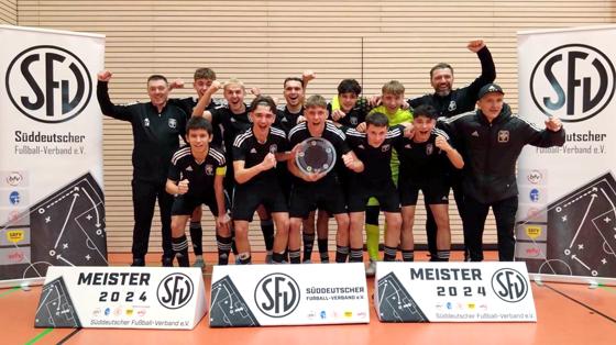 Nach der Bayerischen Meisterschaft hat die U15 des TSV München-Milbertshofen auch die Süddeutsche Meisterschaft für sich entschieden. Foto: Martin Schweizer/SFV