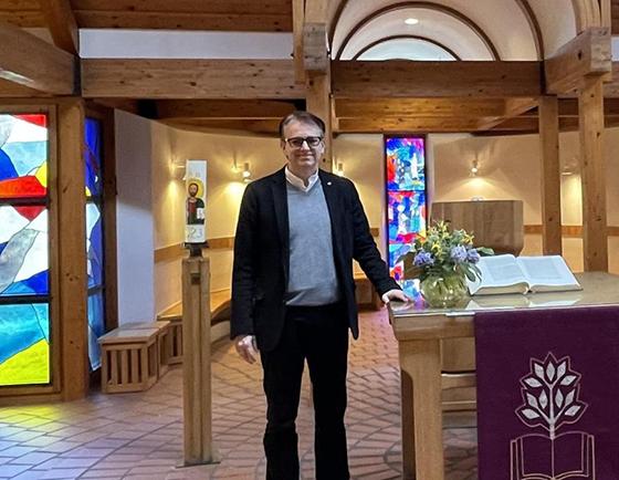 Pfarrer Martin Decker wird für eine Weile die Amtsgeschäfte der Jubilatekirche übernehmen. Foto: hw
