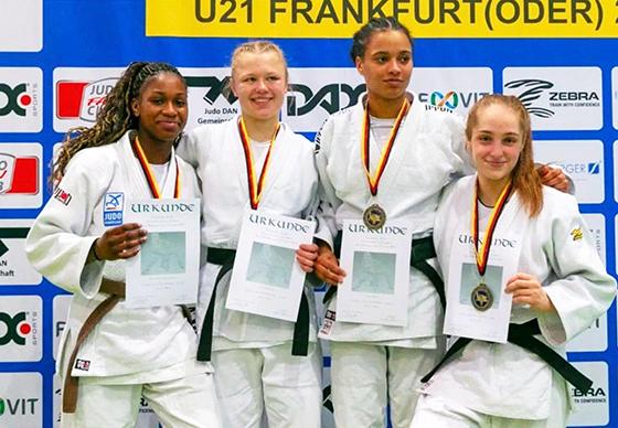 Sonja Berr holte die Bronzemedaille bei der Deutschen Judomeisterschaften. Foto: TSV Grafing