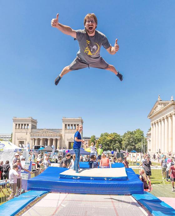 Das Münchner Sportfestival findet am 7. Juli statt, noch können sich Vereine anmelden. Foto: Paddy Schmitt