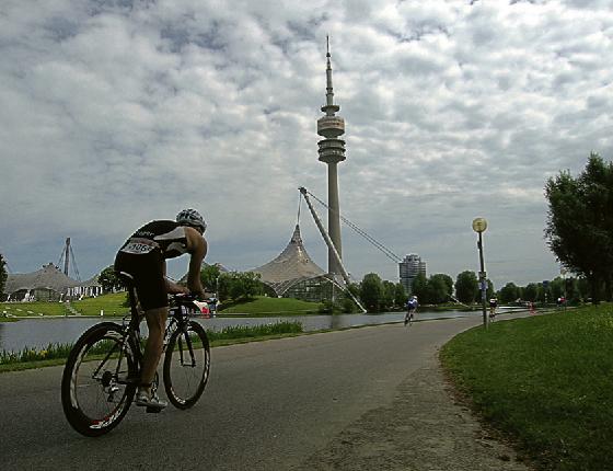 Der Olympiapark wird wieder Schauplatz des Stadt-Triathlons.	Foto: MRRC