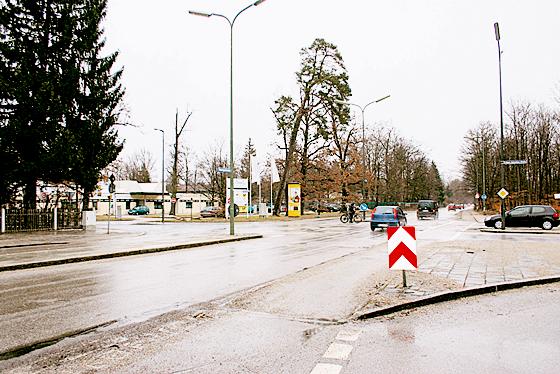 Am Straßenkreuz der Fasangarten- und der Minnewitstraße ist die Schaffung eines Kreisverkehrs geplant. Dieser könnte als Wendeschleife auch die Bus-Probleme der Linie 145 lösen helfen. Foto: Hettich	