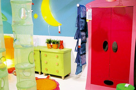 Farbenfrohes Kinderzimmer: Je älter Kinder werden, desto mehr schätzen sie Rückzugsmöglichkeiten. 	Foto: bs