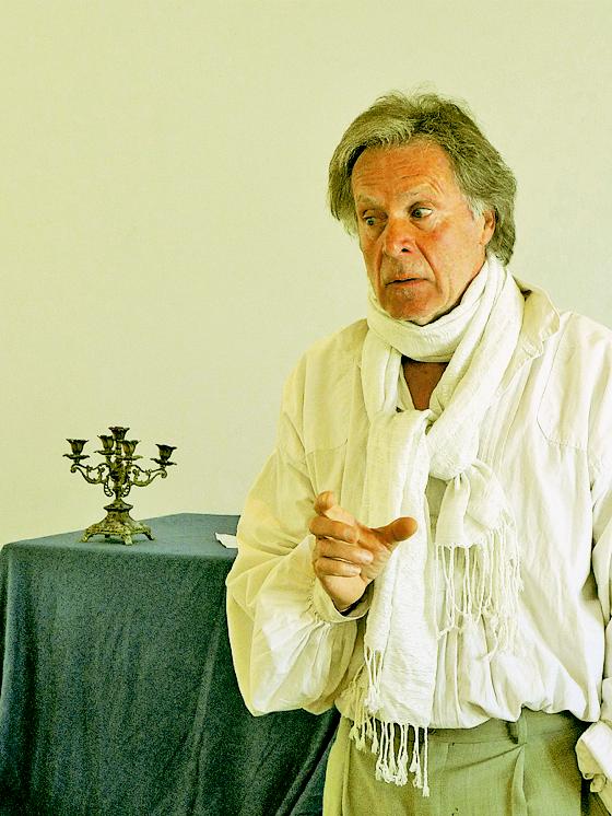 Rudolf Knor als Friedrich Schiller.	Foto: VA