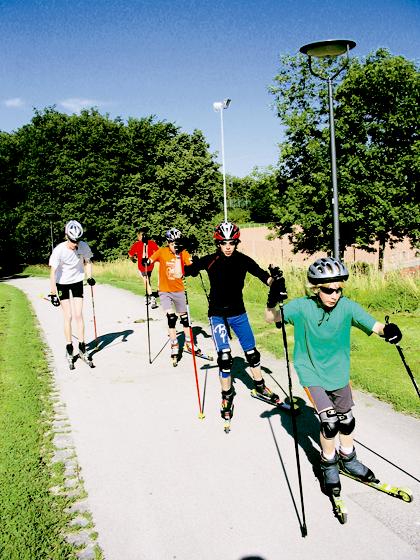 Der Ostpark ist ideal für das Training der Langlaufabteilung des SC Hochvogel. Foto: Privat