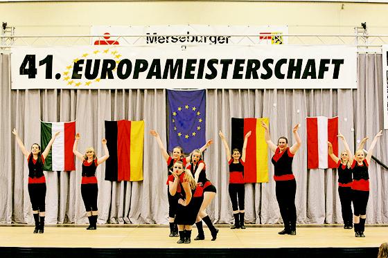Die Europameisterschaften waren der Höhepunkt der Saison für die JazzADa-Tänzerinnen.	Foto: VA