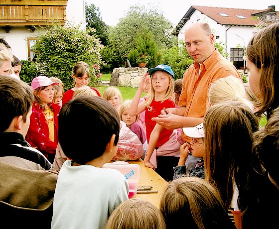 Thomas Janscheck versteht es, Kinder für die Natur zu begeistern.  Foto: Privat