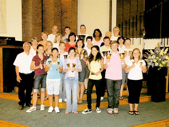 Der First United Methodist Church Youth Handbell Chor kommt nach Perlach. Foto: Pfarrei