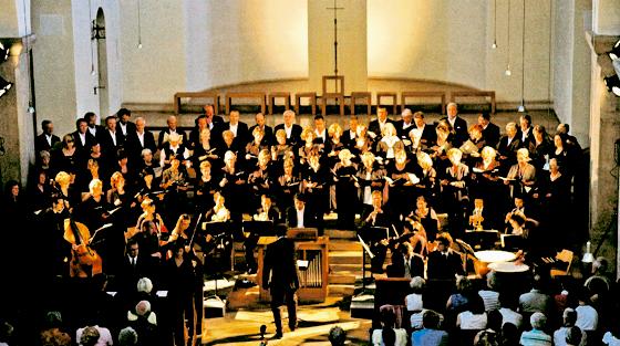 Die Kraft der »Schöpfung«: Über 140 Musiker und Sänger präsentieren Haydn.	Foto: Pfarrei St. Martin