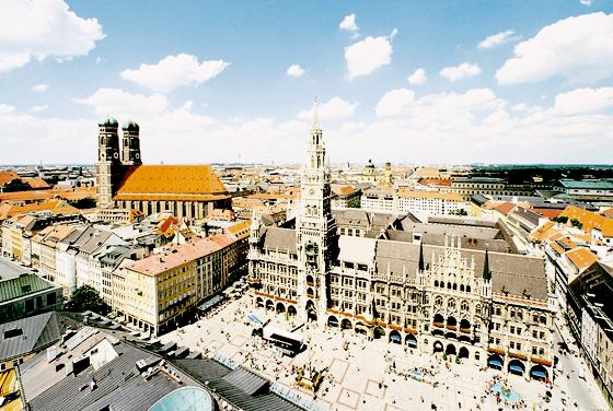 München mit Rathaus. Foto: ©Michael Nagy, Presseamt München
