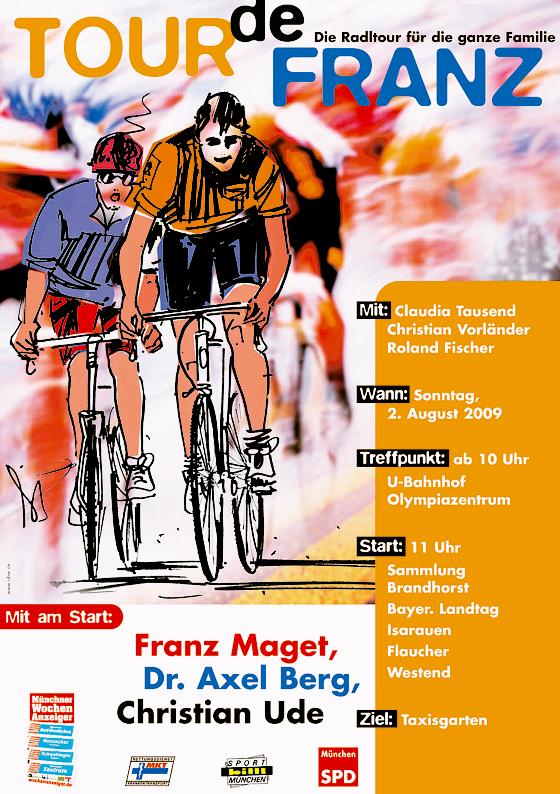 Dopingfreie Tour für alle Freizeitradler: Die Münchner  »Tour de Franz«.	Bild: VA