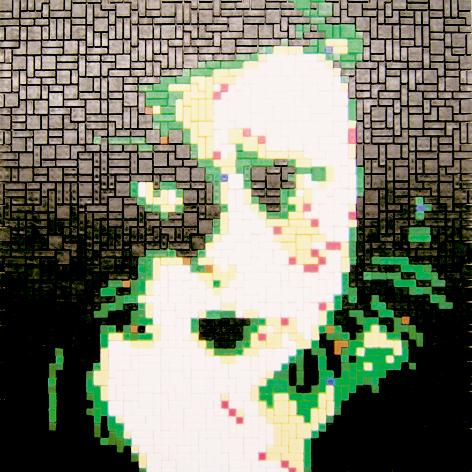 Pixel-Hommage an Wanda Wurz. 	Foto: VA