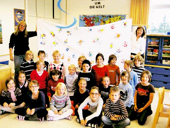 Viel Spaß hatten die Kinder der Keltengrundschule bei der Unicef-Aktion.	Foto: Privat