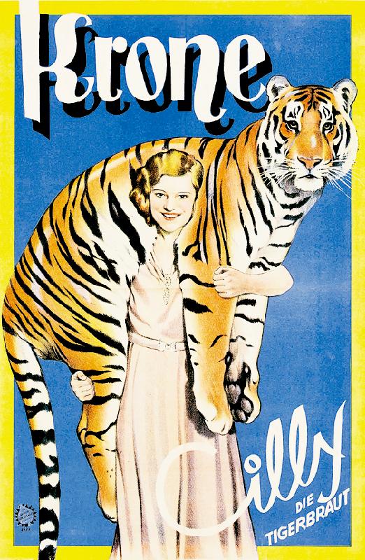 Cilly, die Tigerbraut, 1931. 	Foto: Münchner Stadtmuseum