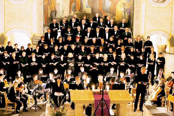 Singt die weltberühmte Beethoven-Messe: Chor der Erlöserkirche.	Foto: VA