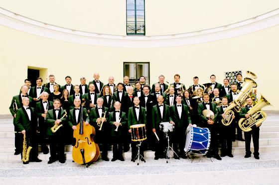Professionelles Blasorchester: das Musikkorps der Bayerischen Polizei.	Foto: VA