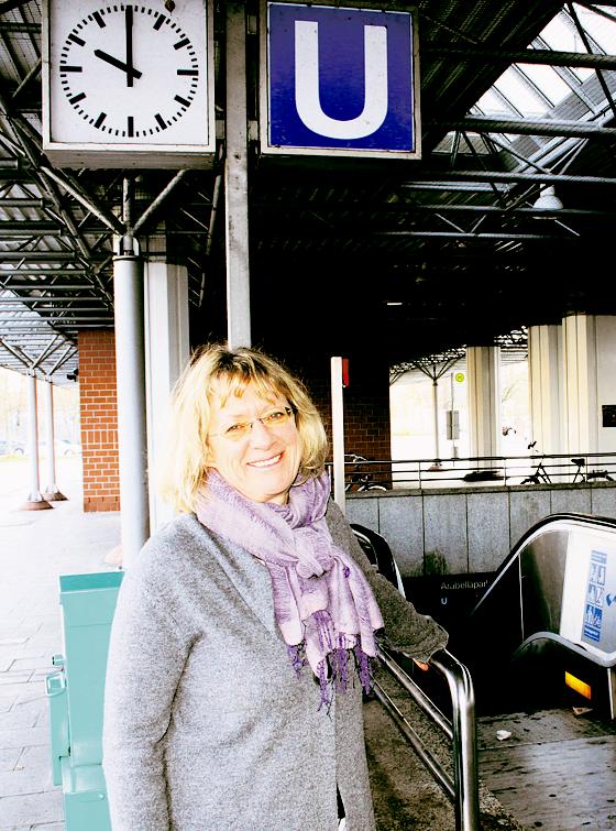 Sollte die Express-S-Bahn kommen, wünscht sich Angelika Pilz-Strasser etwa vom Arabellapark aus eine bessere Anbindung von U- und Trambahn. 	Foto: ko