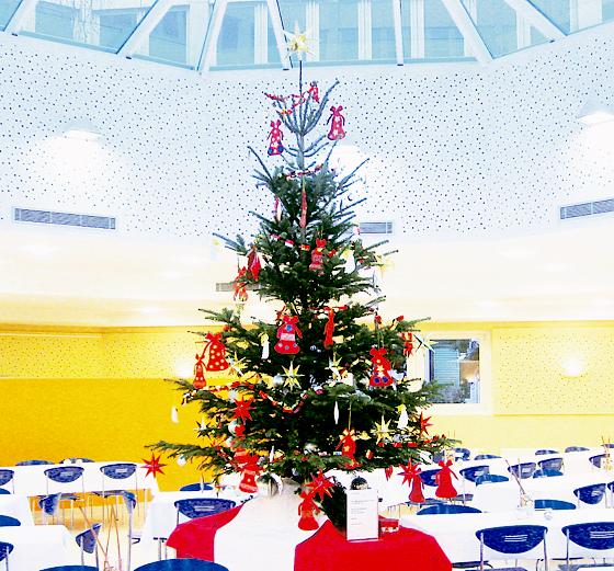 Dank den eifrigen Kindern konnte der Tannenbaum weihnachtlich geschmückt werden.	Foto: Privat