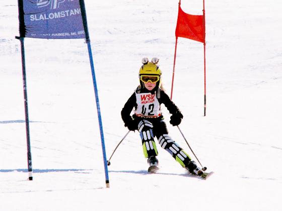 Spaß für alle Kinder: Zwergerl-Skirennen.	Foto: VA
