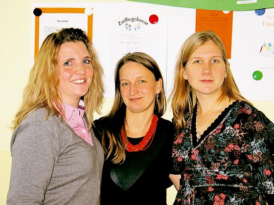 Ein starkes Team (v.l.): Anna Schäfer, Yvonne Baer-Schalk und Petra Dietrich. Foto: aha