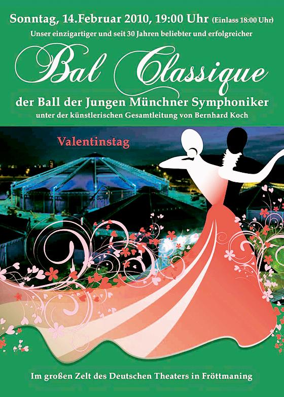 Höhepunkt der Ballsaison im Deutschen Theater: Der Bal Classique am Valentinstag.	Grafik: Privat