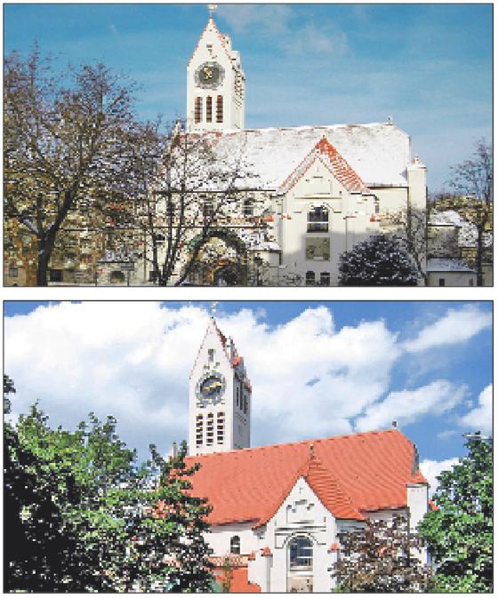 Ausgezeichnet renoviert: St. Sylvester...	 und die Erlöserkirche.	Fotos: Gemeinden