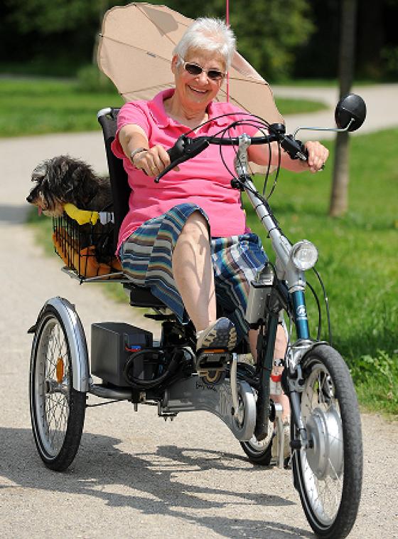 Radeln im Alter: Senioren steigen häufig auf Elektrofahrräder um. Foto: Green City e.V.