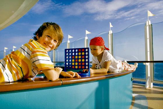 Spaß und Action für kleine Passagiere.	Foto: AIDA Cruises.
