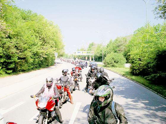 Münchens Biker werden auch dieses Jahr wieder einen Motorradcorso starten. Foto: VA