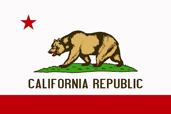 Flagge von Kalifornien.	Foto: VA