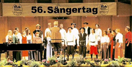 Der Chor »fEinklang« bei einem seiner Auftritte. Foto: Privat