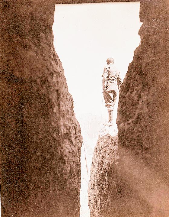Der jüdische Bergsteiger Paul Preuss, der Anfang des 20. Jahrhunderts das Freiklettern probagierte. 	Foto:  Leihgabe Jimmy Petterson