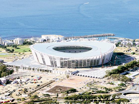 Das Stadion in Kapstadt, ein Anblick, den man die nächsten Wochen noch oft haben wird. 	Foto: Privat