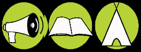 Das Logo des »Bildungscamps«.	Foto: VA