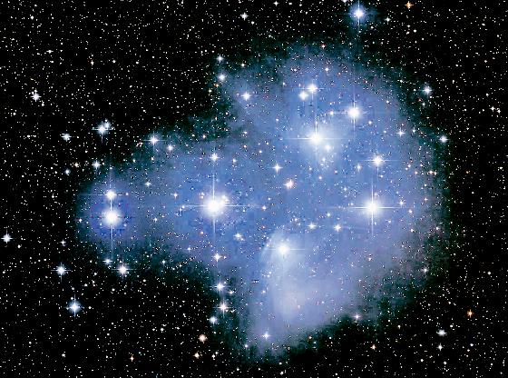 Astronomische Schönheit: das Siebengestirn, auch bekannt unter dem Namen Plejaden.	Foto: Stättmayer